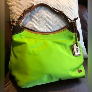 Dooney & Bourke Neon Green Hobo Bag